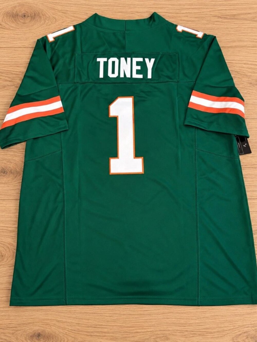 Malachi Toney Green Jersey Vapor Stitched
